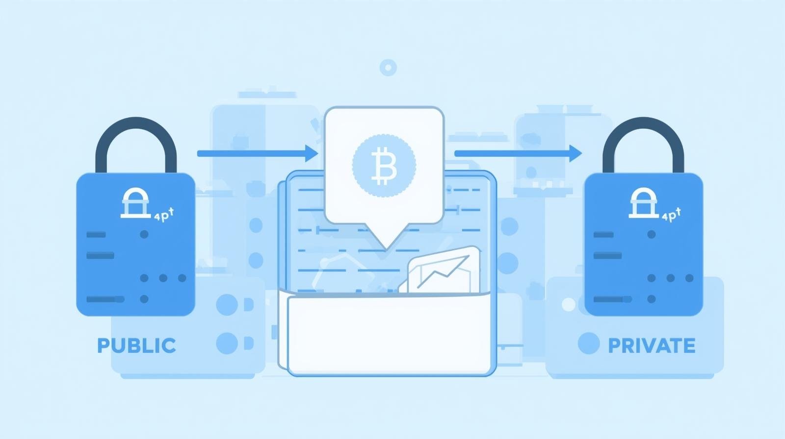 public-private-key-wallet-illustration